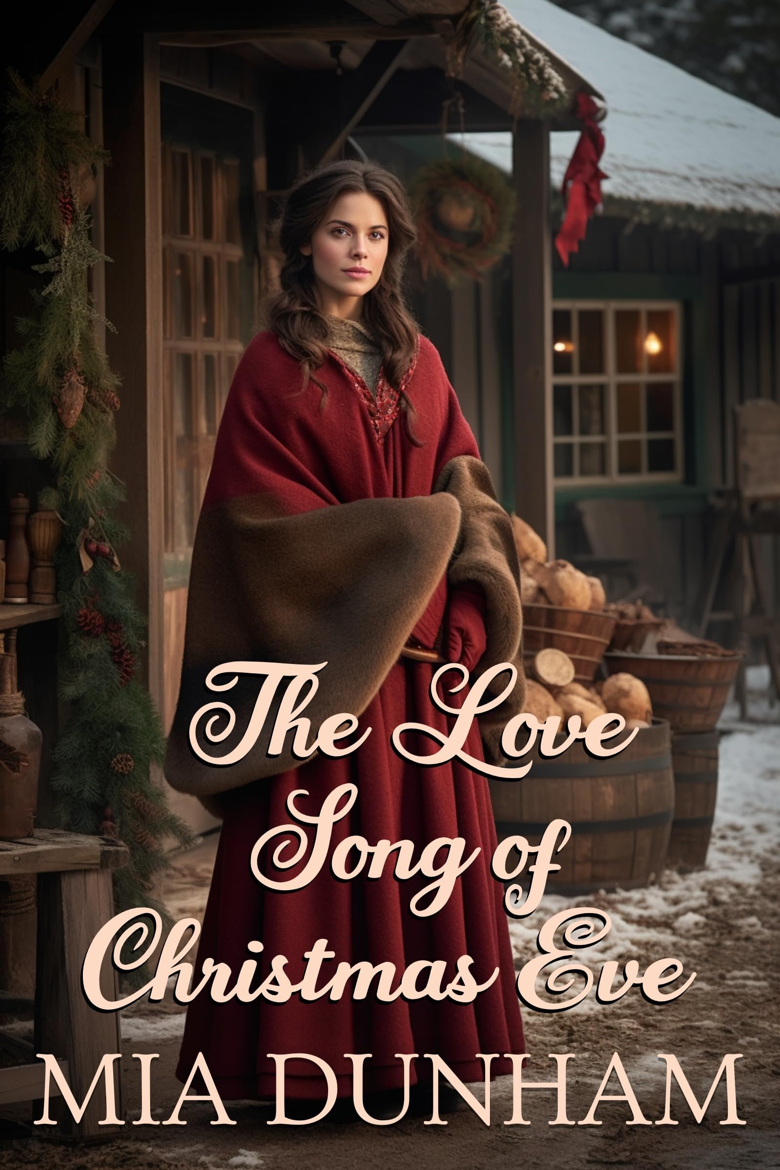 The Love Song of Christmas Eve: A Historical Western Romance Novel Cover